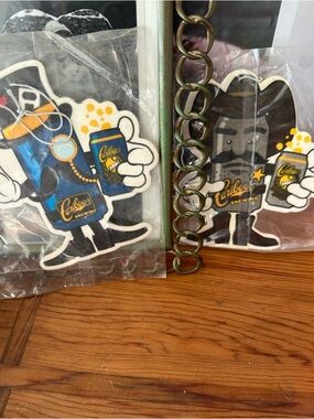 Cariboo Brewing Can Character Air Fresheners Blue, Black, Yellow